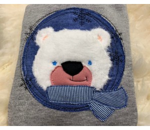 Stickdatei - Doodle Rahmen Schneeflocken